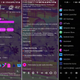 Three screenshots of the AIO Launcher app